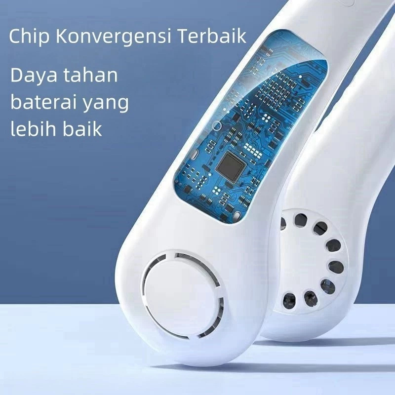 Kipas Angin Gantung Portable | Kipas Angin Leher Rechargeable | Kipas Angin Leher Mini Olahraga