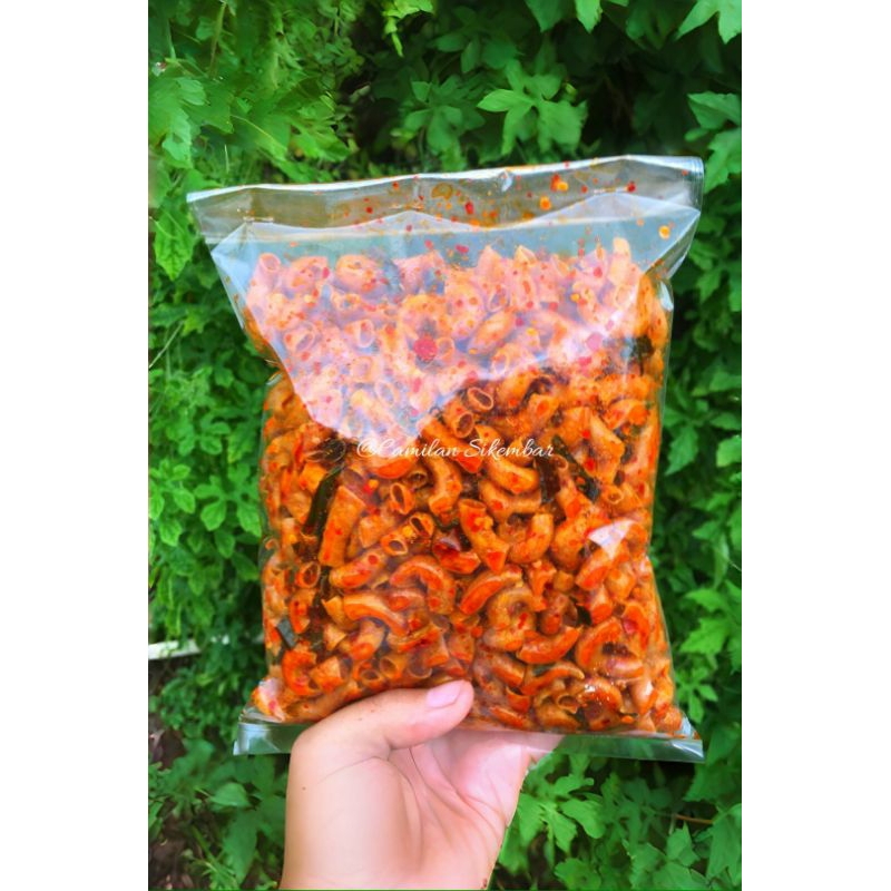 

Seblak Bantet Makaroni Pipa Pedas Daun Jeruk Kemasan - 200 GR