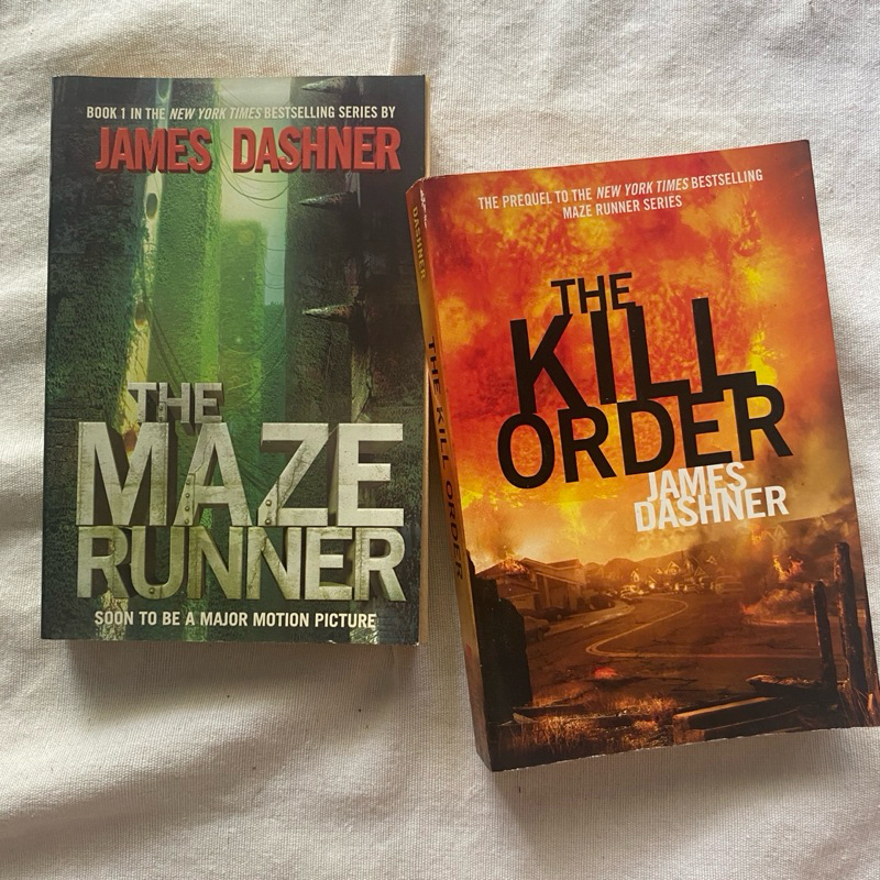 Buku Novel Import The Maze Runner Kill Order - James Dashner Preloved ORIGINAL