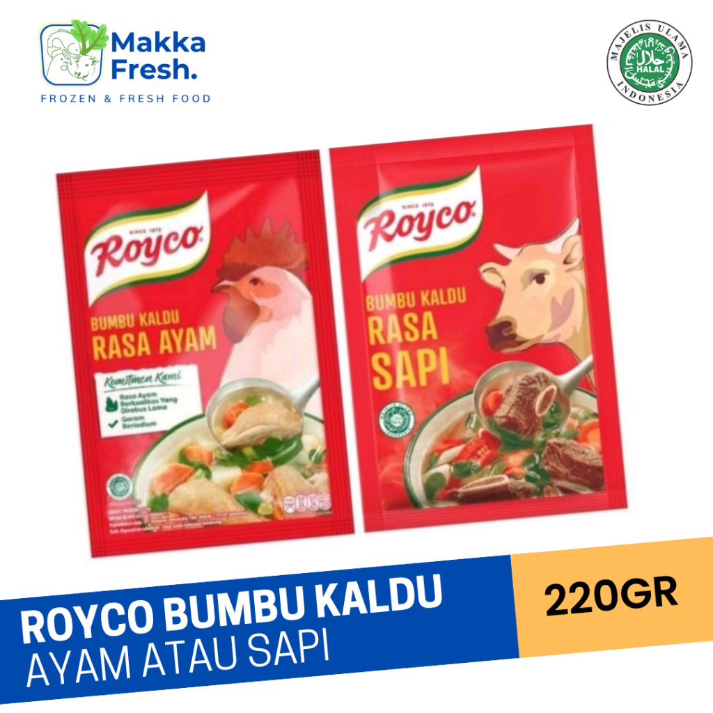 

royco kaldu ayam atau sapi 220gr