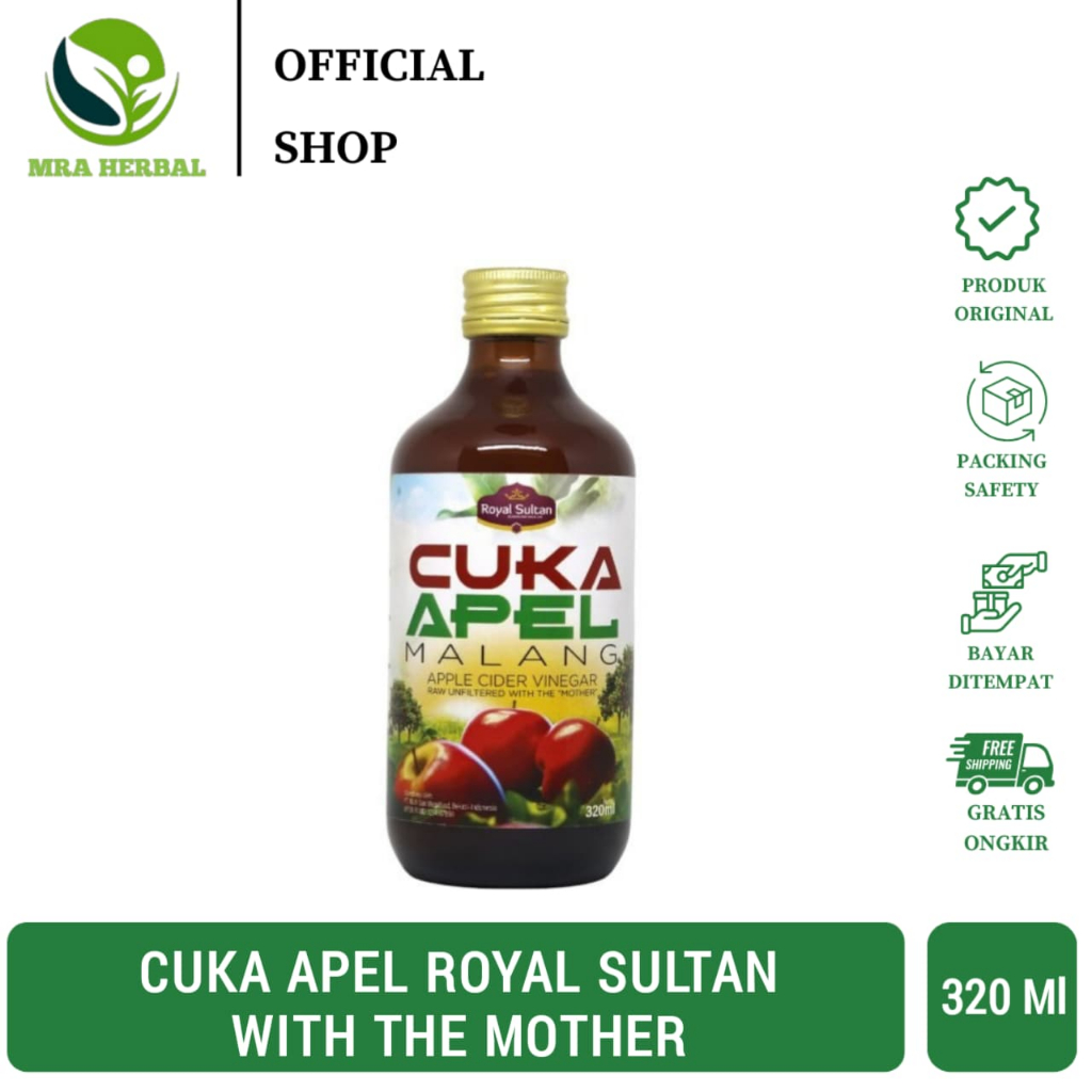 

Cuka Apel Batu - Malang Royal Sultan | Apple Cider Vinegar Organic - 320ml