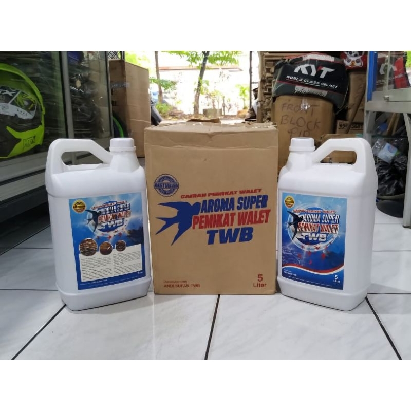 Parfum Walet Aroma Super Pemikat Walet TWB 5 Liter Cairan Pemikat Walet Andi Sufar Tim Walet Bombana
