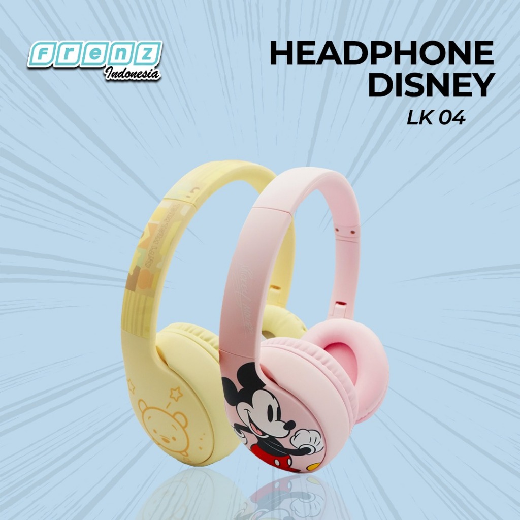 Headphone Disney Series LK 04 by Frenz Headphone Mickey Headphone Tsum Tsum