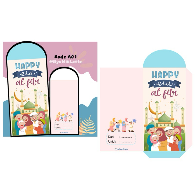 

Design Amplop Lebaran kode A01