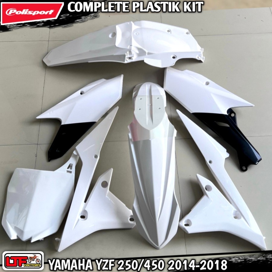 YAMAHA YZ - YZF 250 450 F 2014 2015 2016 2017 2018 - POLISPORT COMPLETE PLASTIK KIT - COVER BODY FUL