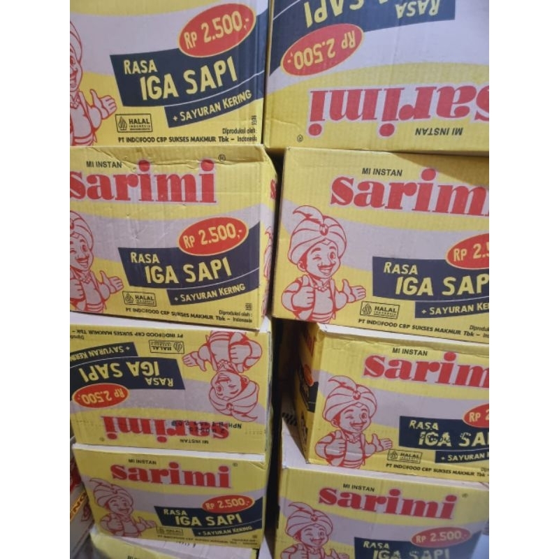 

Mie Sarimi Iga sapi 1Dus isi 40