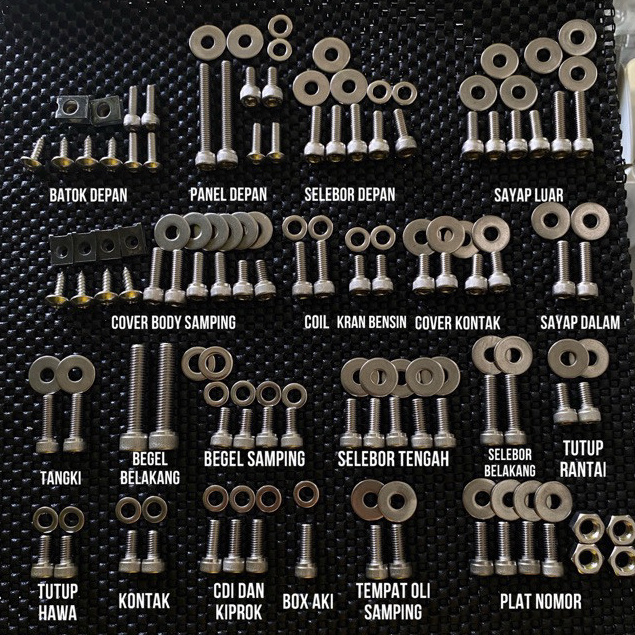 BAUT BODY FULL SET FIZ R F1Z R STAINLESS THE A2-70 ANTI KARAT Original