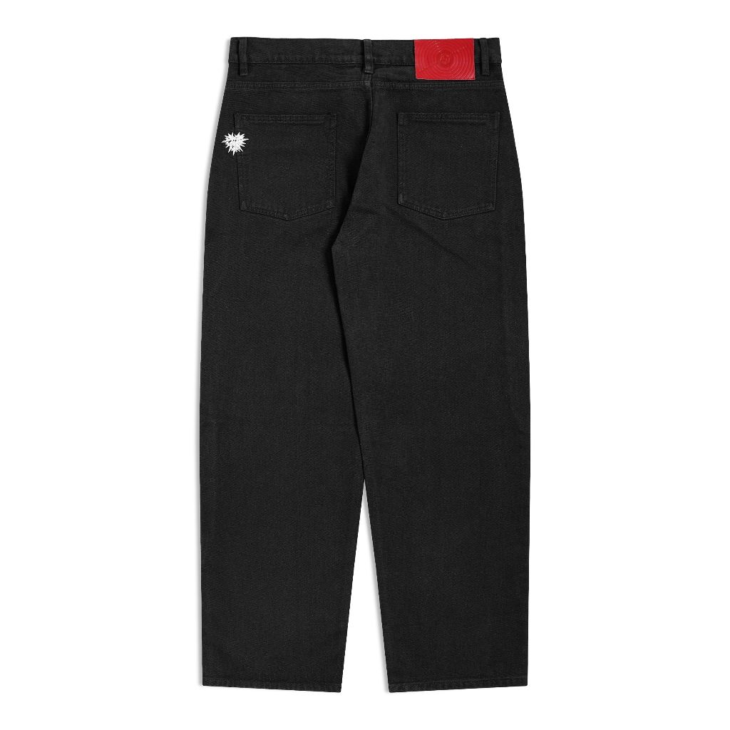 Familias - Washed Black Denim Pants - Deyu Bc