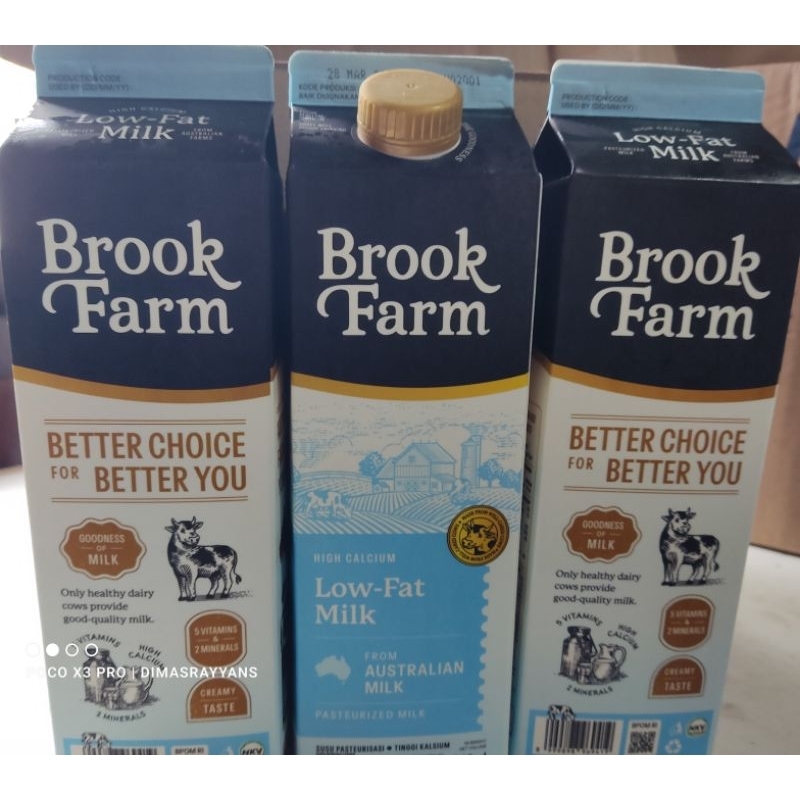 

BROOK FARM LOW FAT MILK