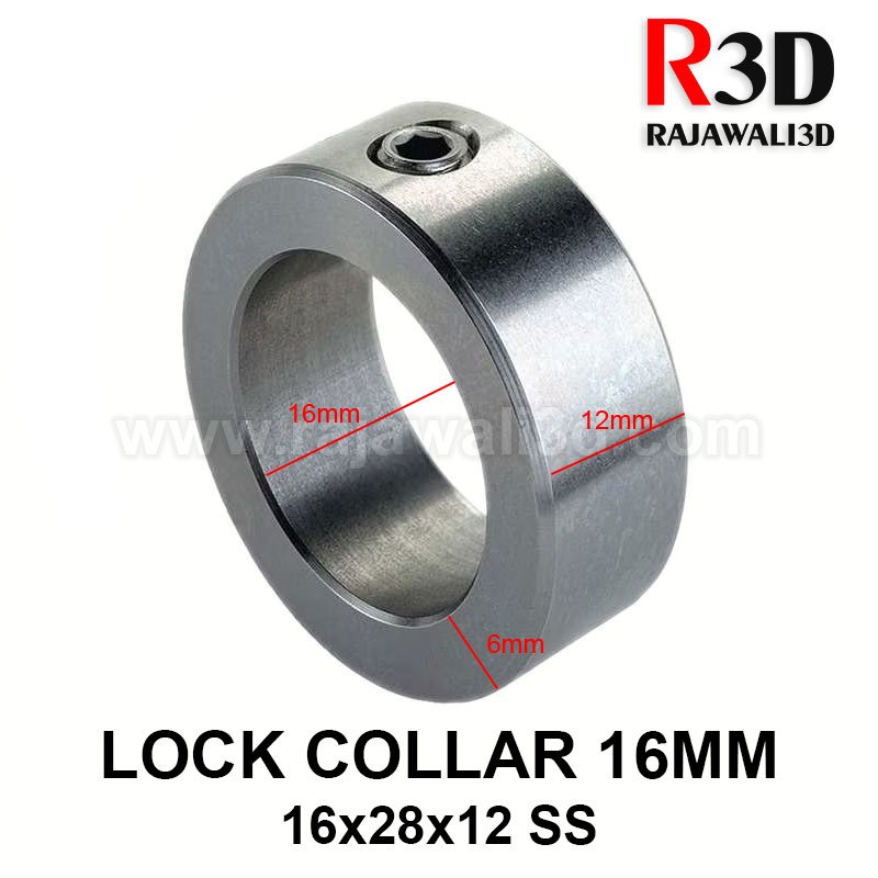 LockCollar Lock Collar Locking Collar 16mm Stainless Steel 16x28x12mm