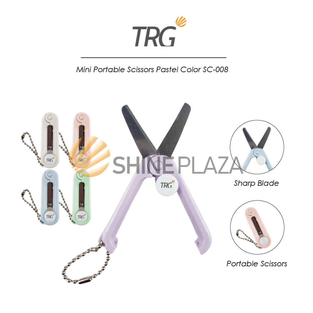

TRG Gunting Mini Portable Scissors Pastel Color SC-008 - Pemotong Kertas Lipat Kecil Mudah Dibawa TRG