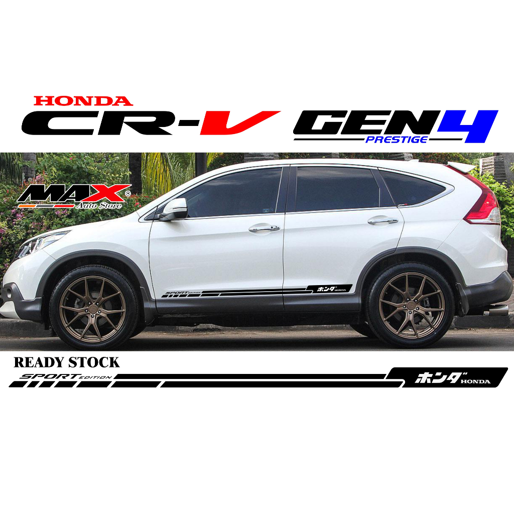 sticker honda CR-V gen 4 aksesoris honda crv gen 4