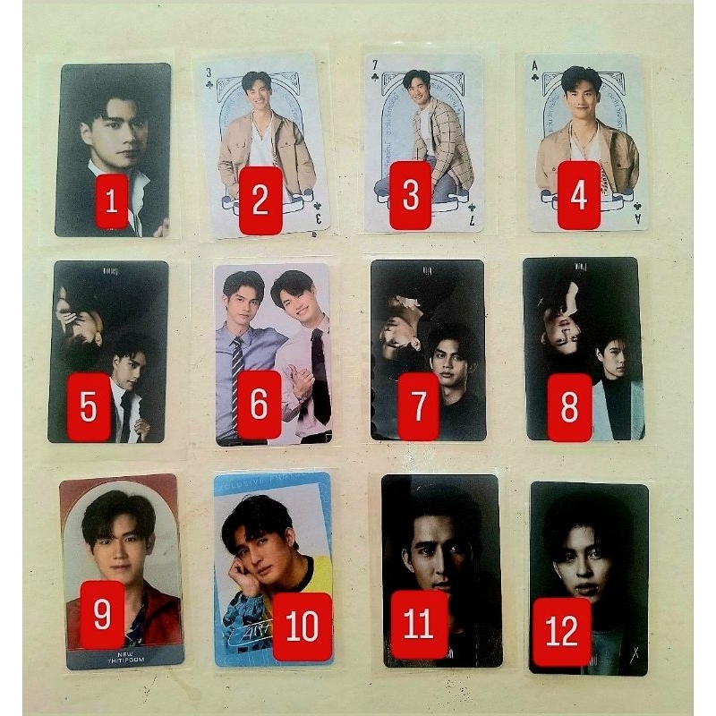 Bright Win Tay Tawan Nanon Pawat Earth Pond Phuwin GMM Signature Photocard Super Color