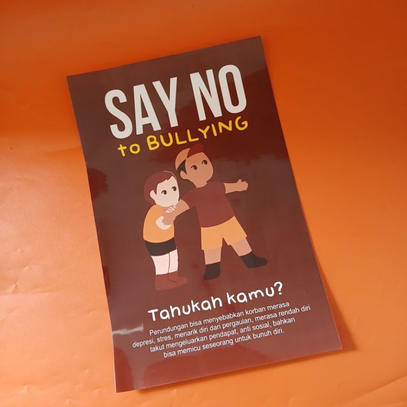 

Stiker Say No To Bullying - Stikerer Stop Bullying - Stiker Sekolah