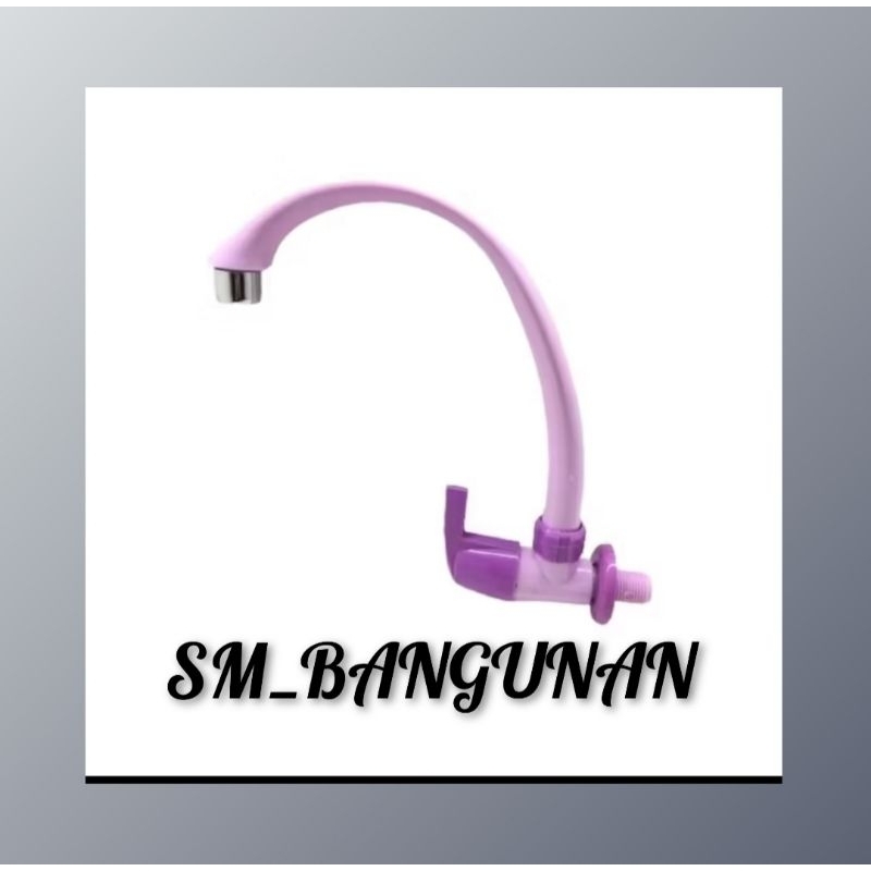 KRAN AIR ANGSA / KRAN AIR PVC 1/2" / KRAN DAPUR PLASTIK