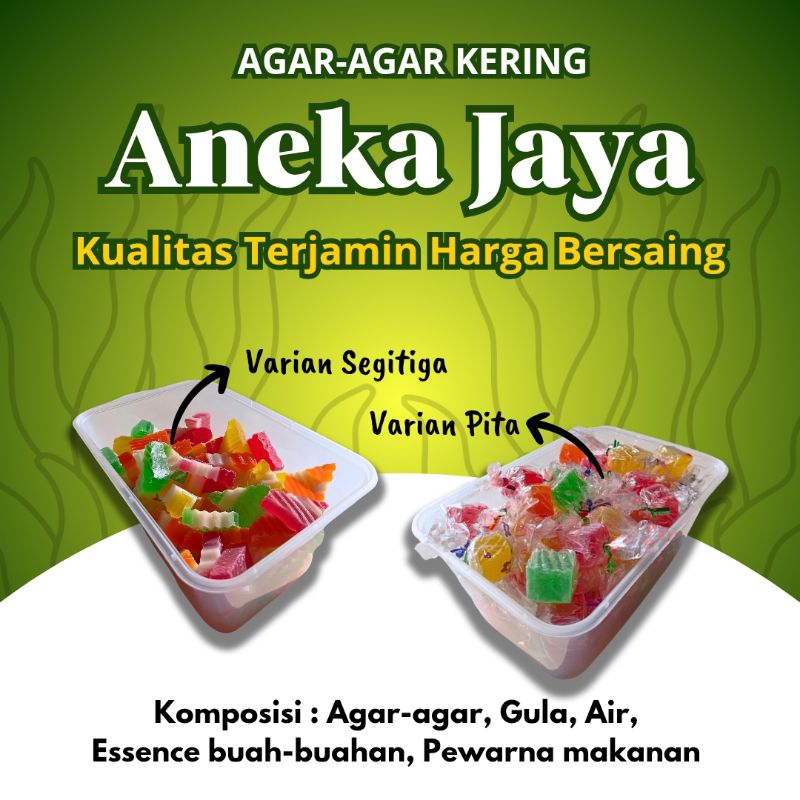 

Jajanan Kekinian Agar-agar Kering Aneka Jaya
