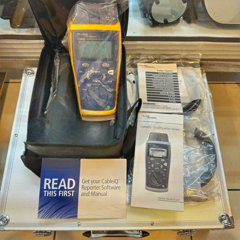 Fluke Networks CIQ-100 CableIQ Qualification Tester CIQ100 LAN Tester