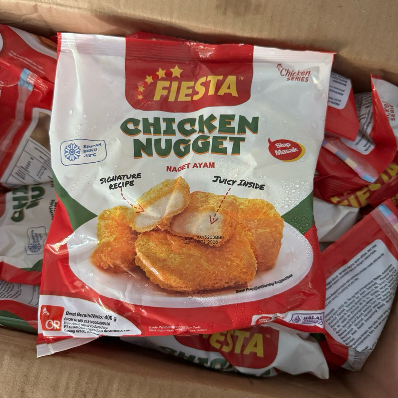 

fiesta chicken nugget 400gr