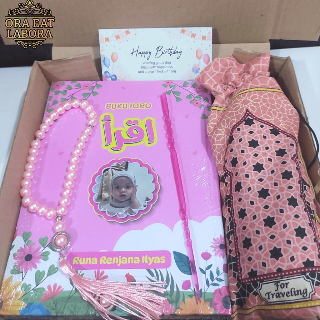 Hampers Iqro Milenial Aneka Karakter Iqro Anak Custom Foto dan Nama Full Color Iqro Anak