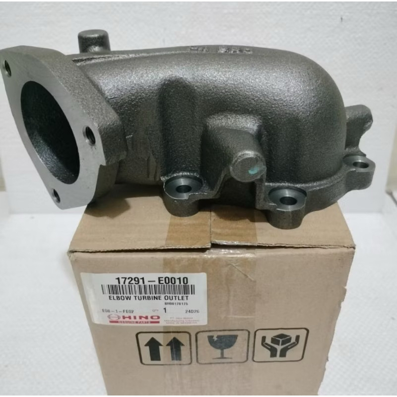 ELBOW TURBINE ELBOW CONNECTOR OUTLET MANIFOLD  TURBO HINO DUTRO 130HD 17291-E0010