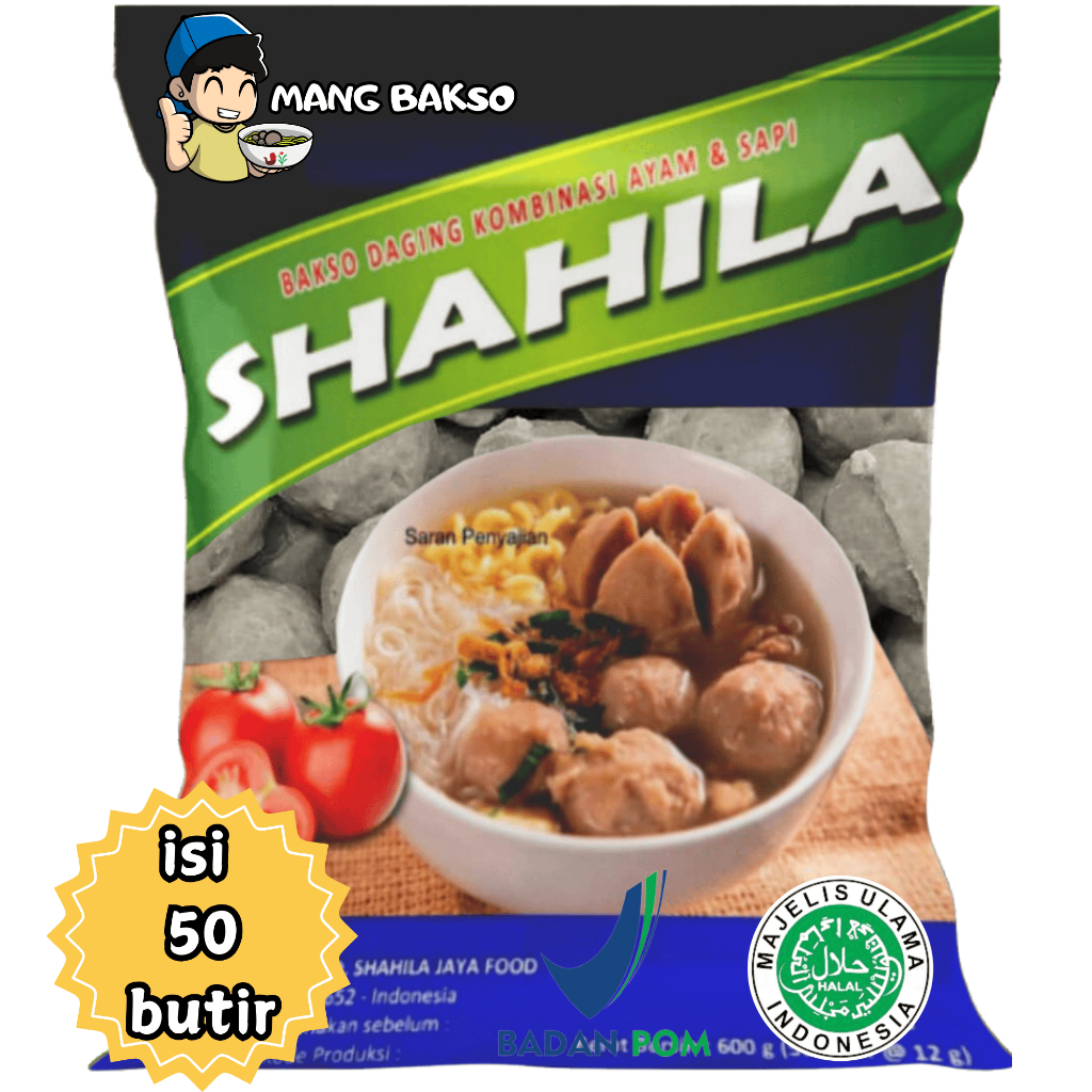 

Bakso SHAHILA isi 50 Butir Kombinasi Daging Ayam & Sapi