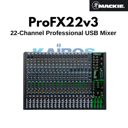 MACKIE ProFX22v3 22-Channel Professional USB Mixer