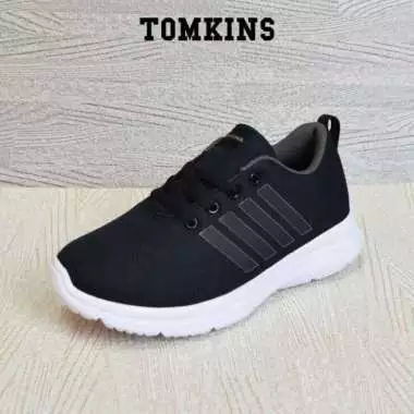 Limited Promo Tomkins Scool Edition Wednesday Black Sepatu Sekolah Hitam Tomkins