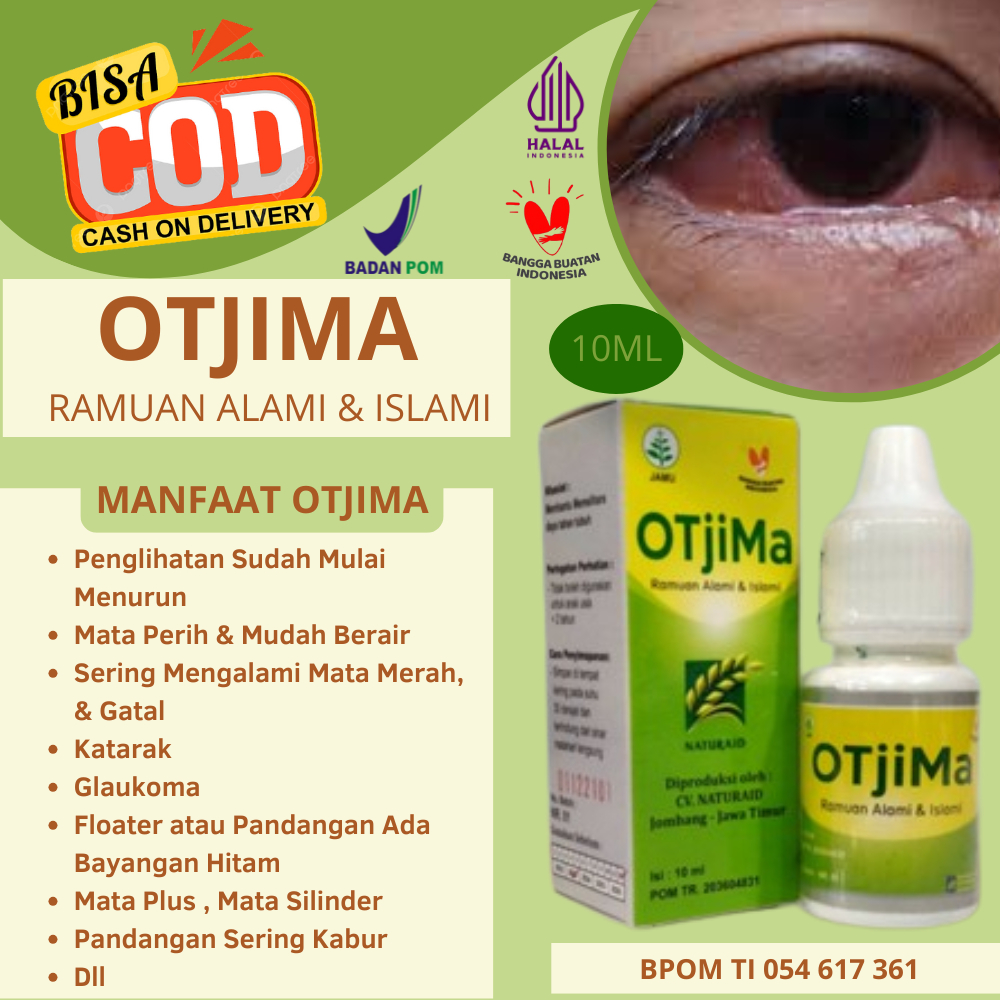 Obat Mata Plus Herbal Alami yang Bagus, Mata Berair, Objek Jarak dekat Tampak Buram OTJIMA atasi Mat