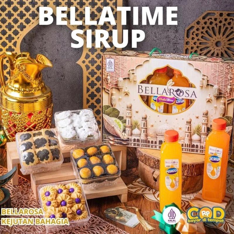 

(ISI 6) PAKET BRLLAROSA BELLATIME SIRUP KUE DAN SIRUP EXP 2025