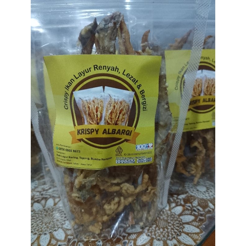 

KRISPY IKAN LAYUR KERING RENYAH LEZAT & GURIH