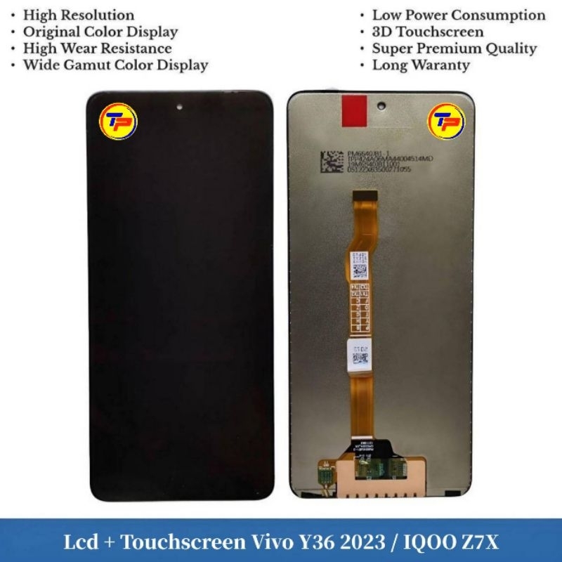 Lcd + Touchscreen Vivo Y36 2023 / IQOO Z7X