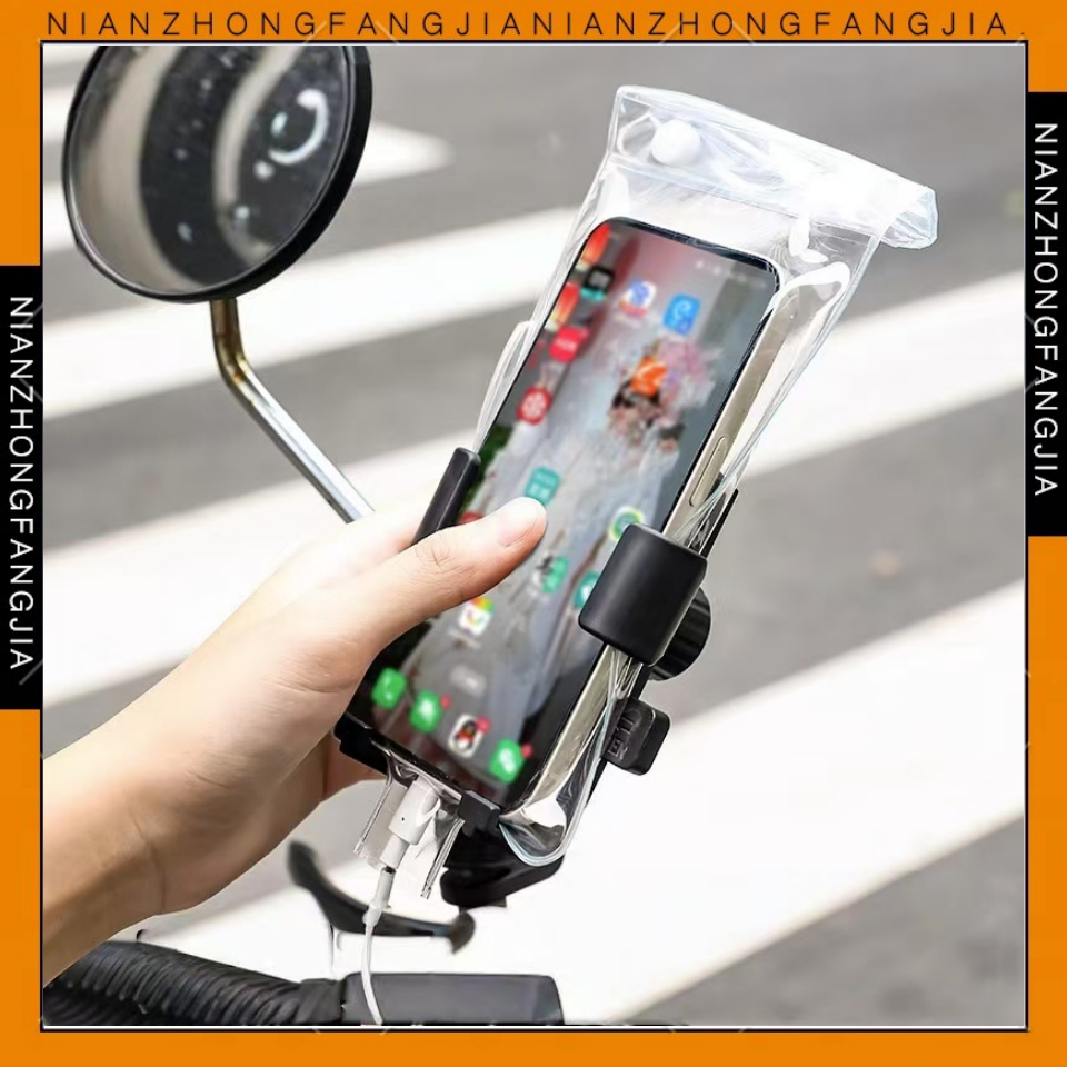Kantong Casing Anti Air Mobile Phone /Waterproof Tas Touchscreen Slim Phone Holder Aman Anti Air Hol
