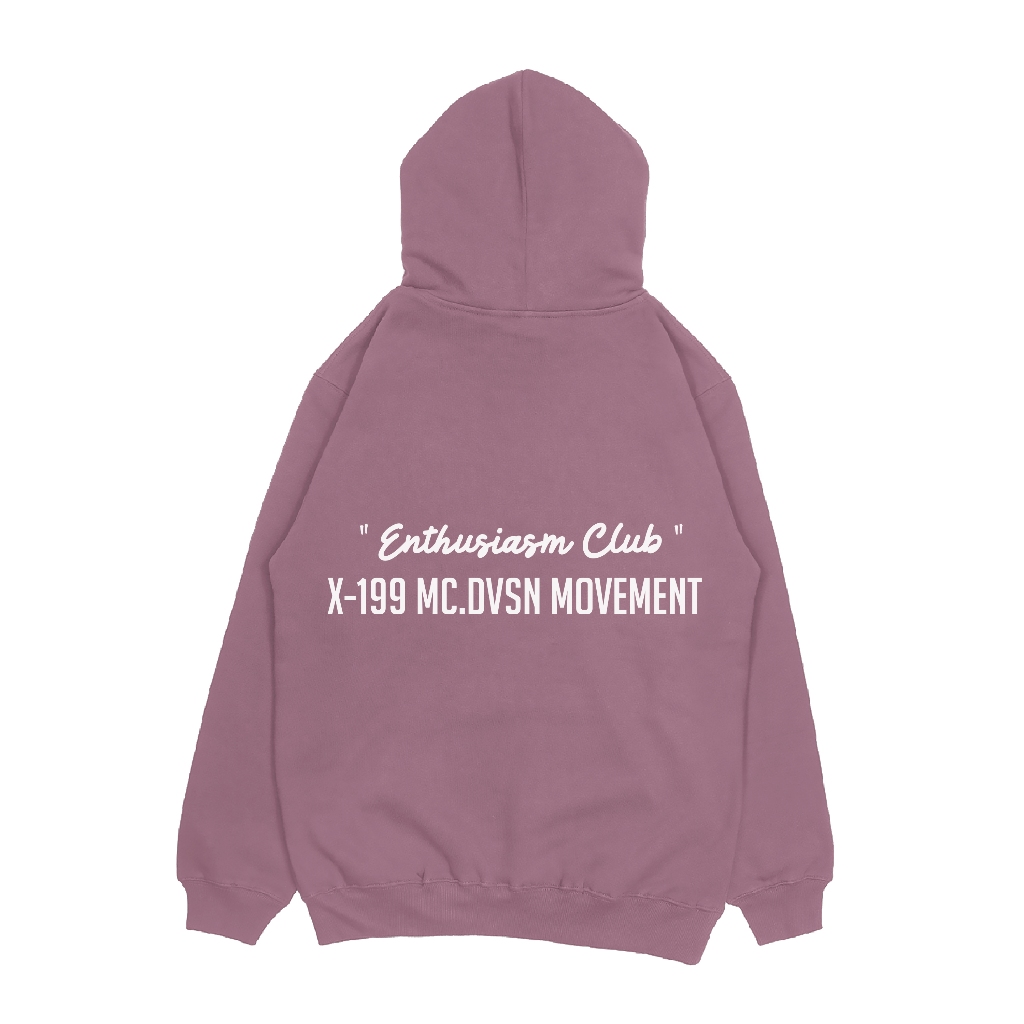 Troy Company Pullover Hoodie Taro Purple Enthusiasm Club - Jaket Jumper Hoodie Ungu Taro KH 3011
