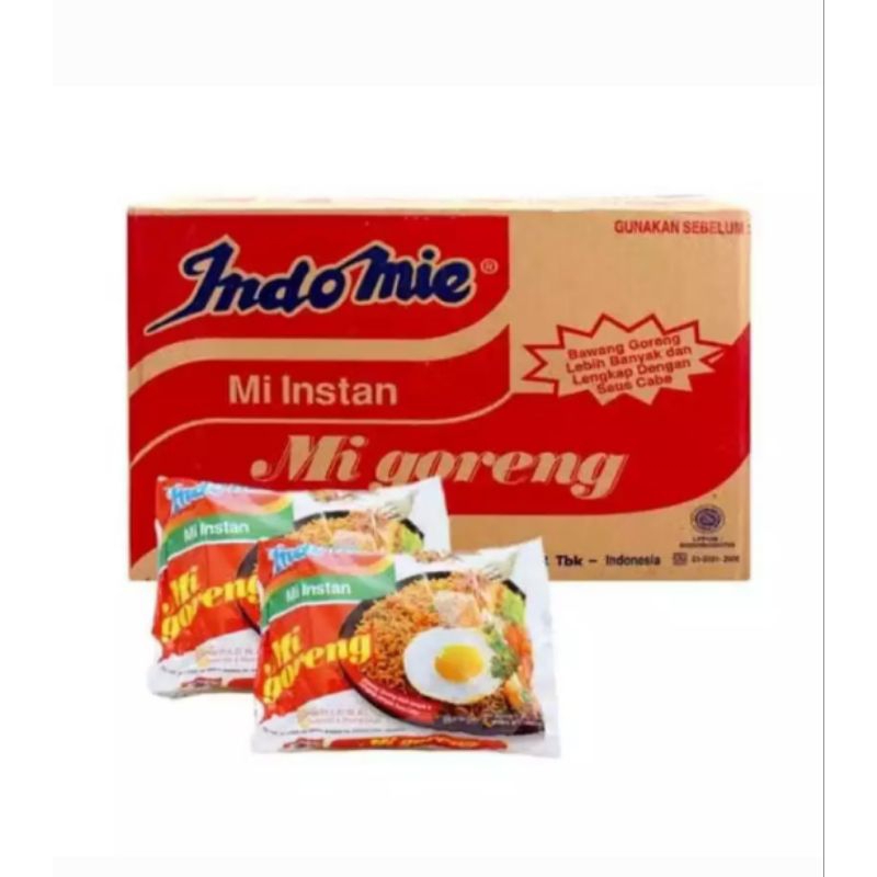 

Indomie Goreng 1 dus isi 40 pcs