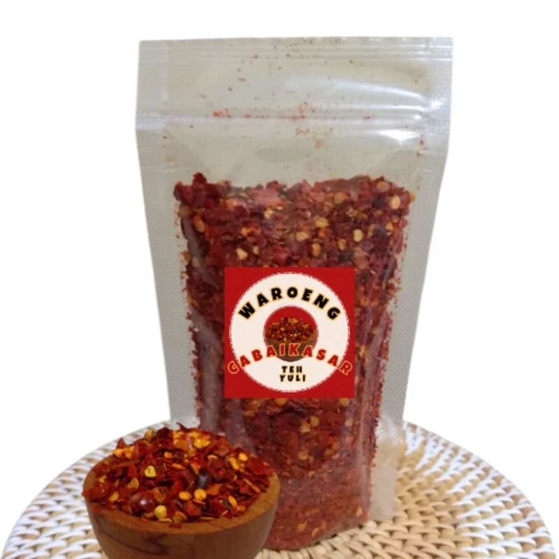 

Chili Flakes extra pedas 100GRAM Cabai Kasar