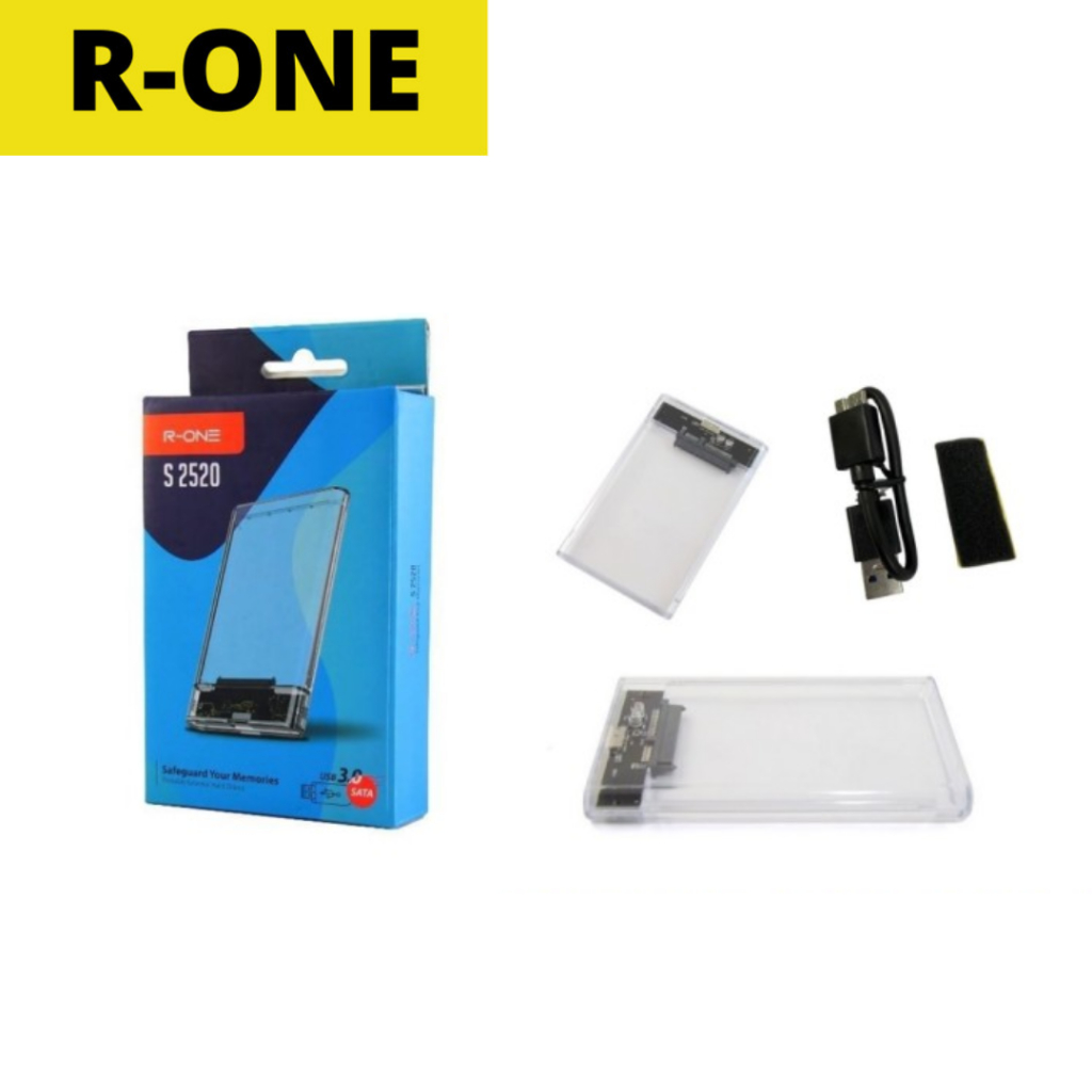 R-ONE S2520 Enclosure Hardisk 2,5 Inch Usb 3.0 Transparant