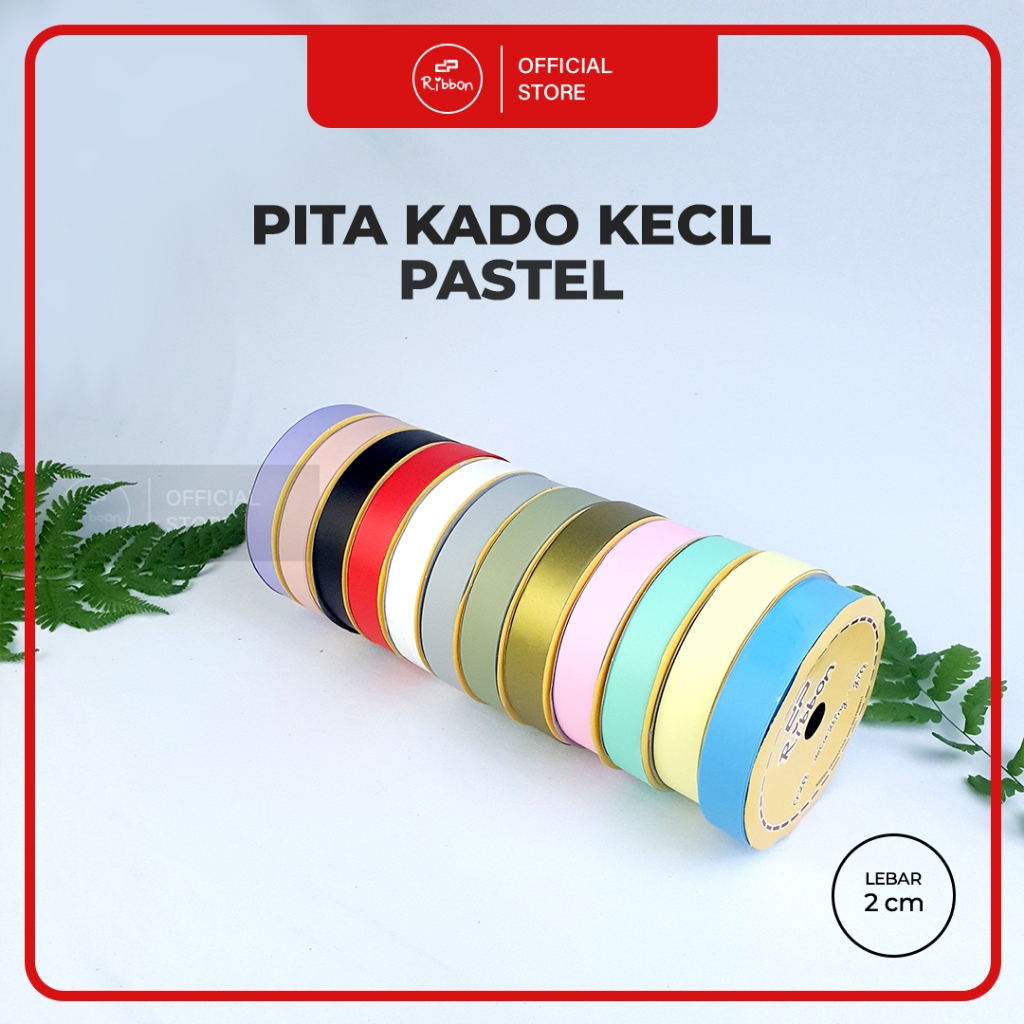 

Pita Kado 2cm PASTEL 3/4" Jepang Ribbon Kertas Plastik Dekorasi 2 cm Hampers 18mm