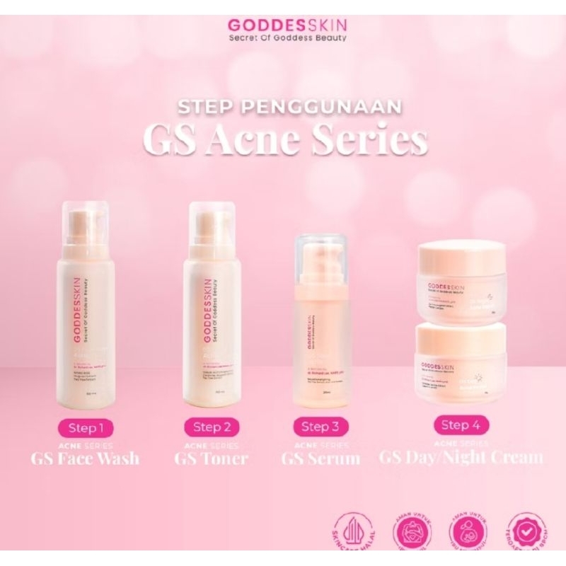 acne athena goddess whitening godes richard set toner cream day night obat jerawat krim skincare seh