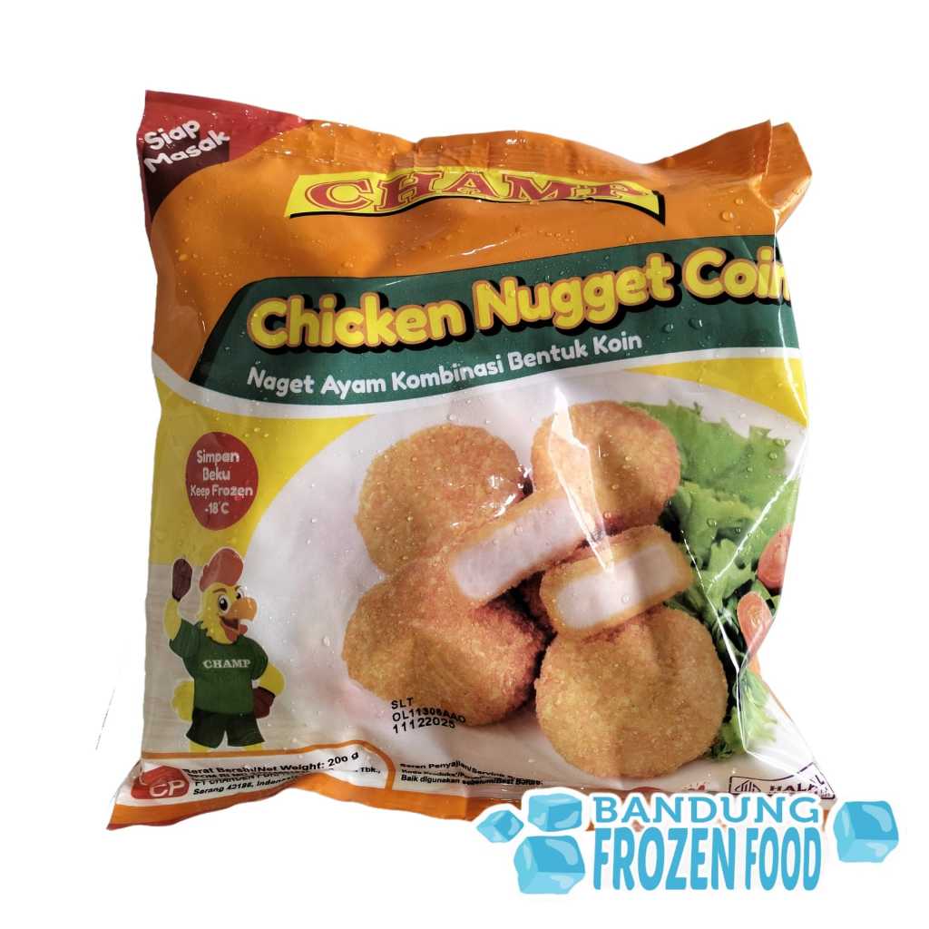 

CHAMP CHICKEN NUGGET COIN 200 GR