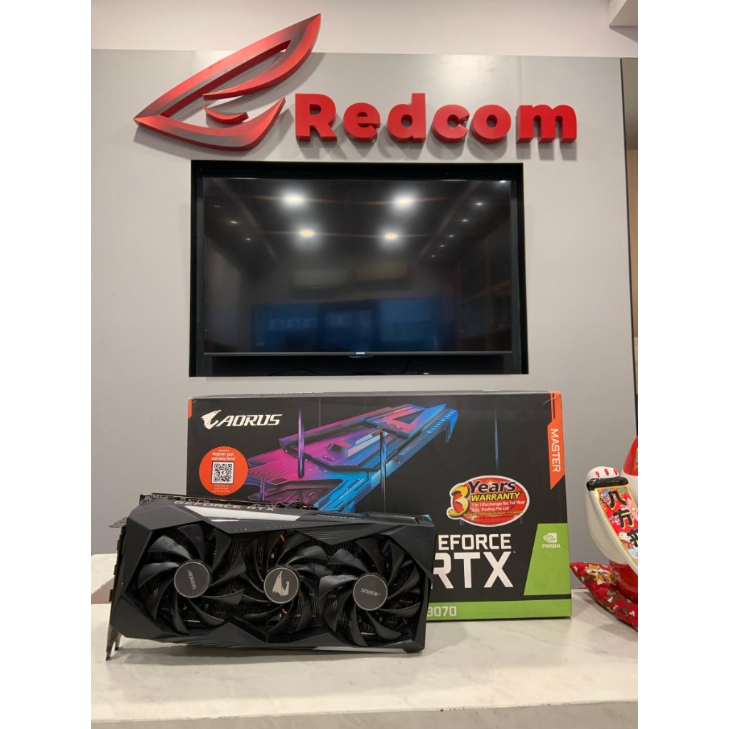 VGA NVIDIA Gigabyte GeForce RTX 3070 / RTX3070 8GB GDDR6 Aorus Master - 2ND
