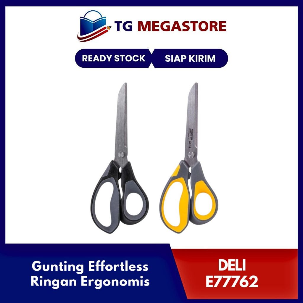 

Gunting Deli Effortless Ringan Ergonomis - E77762