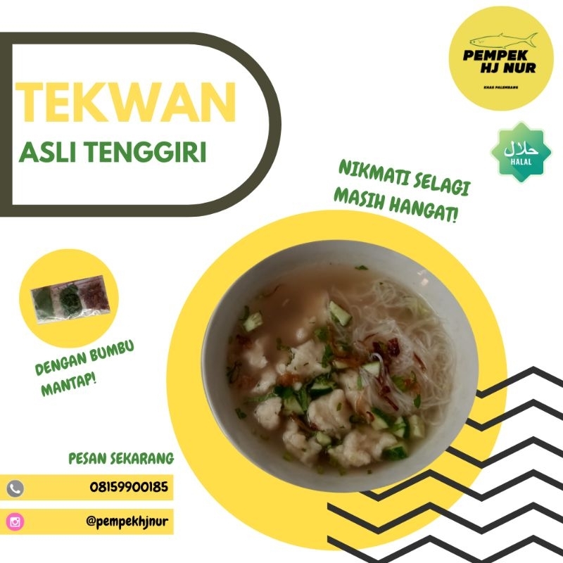 

PEMPEK PALEMBANG TEKWAN FROZEN UNTUK 5 PORSI