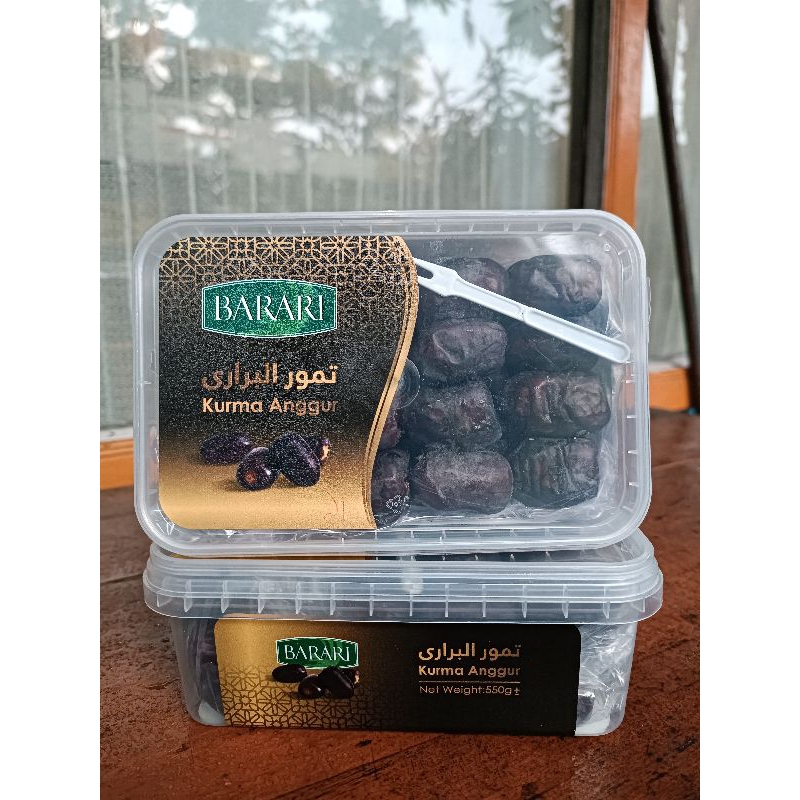

Kurma Barari anggur toples 550g / kurma anggur /kurma BAM / kurma barari toples