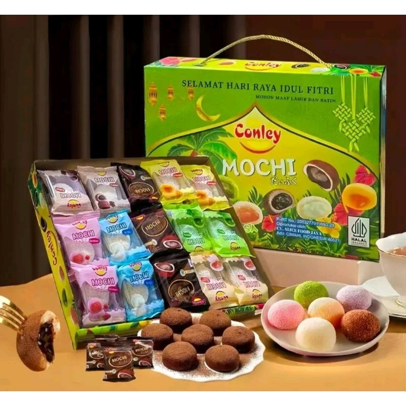 

Mochi Viral Conley 30pcs/ box isi 7rasa box Mewah Hampers gift