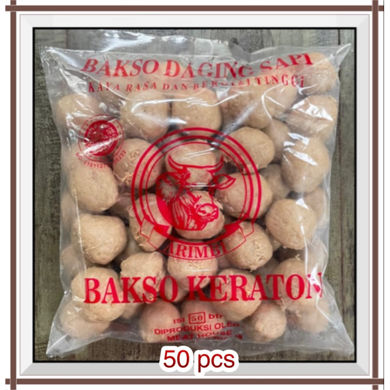 

Bakso Arimbi Keraton isi 50 - Baso Daging Sapi Arimbi Keraton