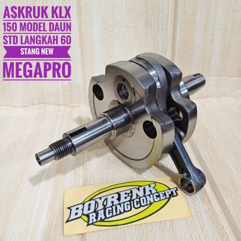 (MODEL DAUN STD) ASKRUK KRUK AS KLX 150 KLX150 MODEL DAUN STD LANGKAH 60 PIN 14-BOYRENK