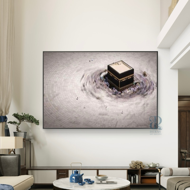 Lukisan minimalis kabah vintage aestethic