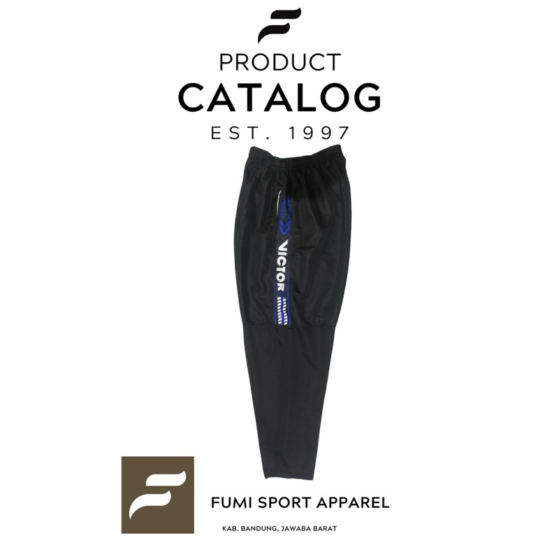 CELANA TRAINING PANJANG WANITA-PRIA | SAMPING PRINTING DAN SAKU