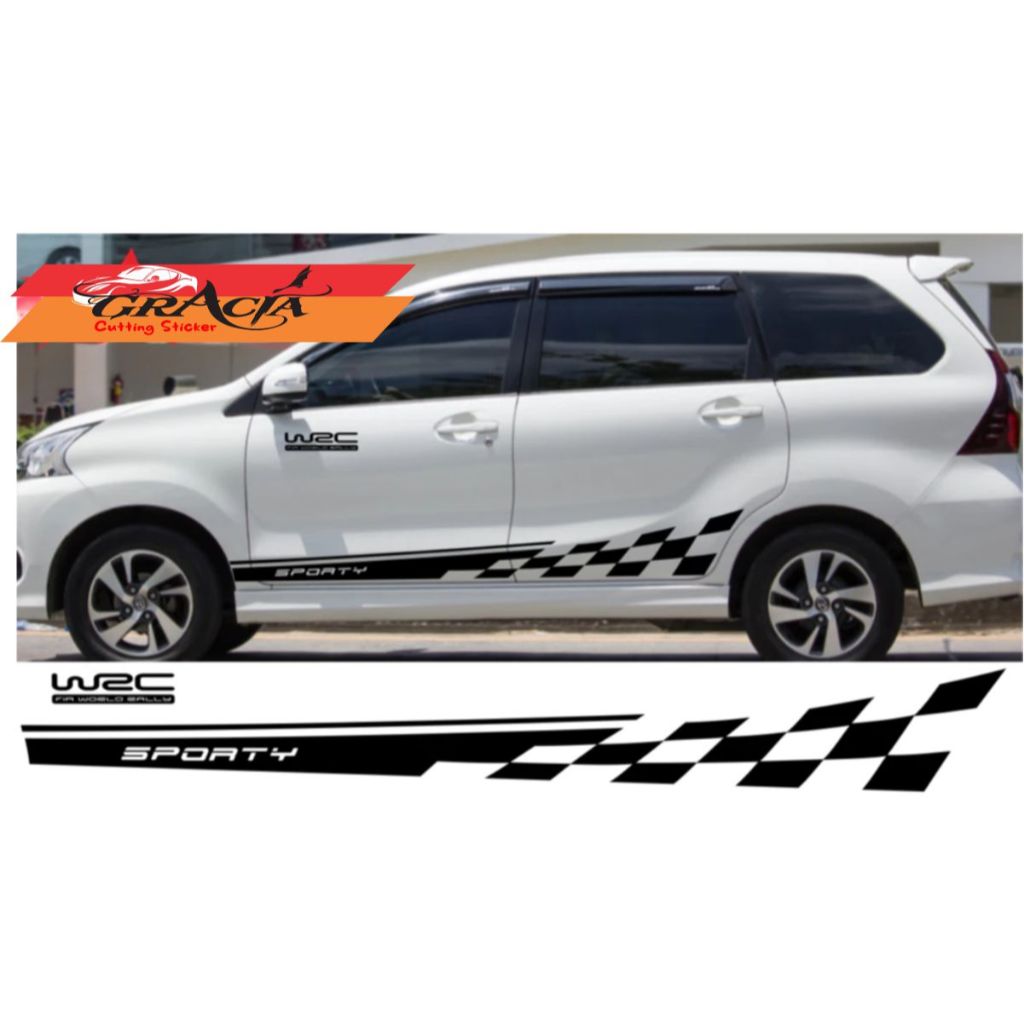 STICKER STIKER AVANZA 2012 2013 2014 2015 2016 2017 2018 2019 2020 2021 VELOZ XENIA mobil calya mobi