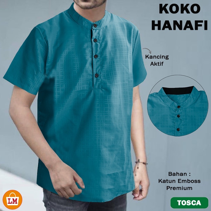 BAZAR - NEW 2025 BAJU KOKO KEMEJA KURTA MADINAH JUMBO KATUN TOYOBO PREMIUM LENGAN TANGAN PENDEK TERB